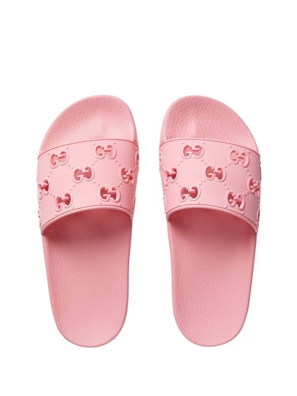 Gucci Rubber GG Slides