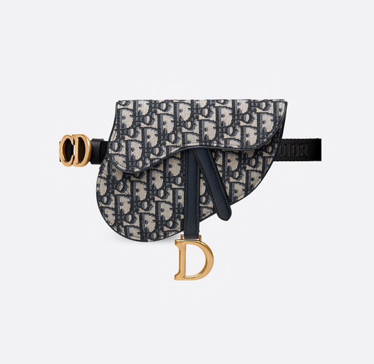 DIOR OBLIQUE SADDLE BELT BAG