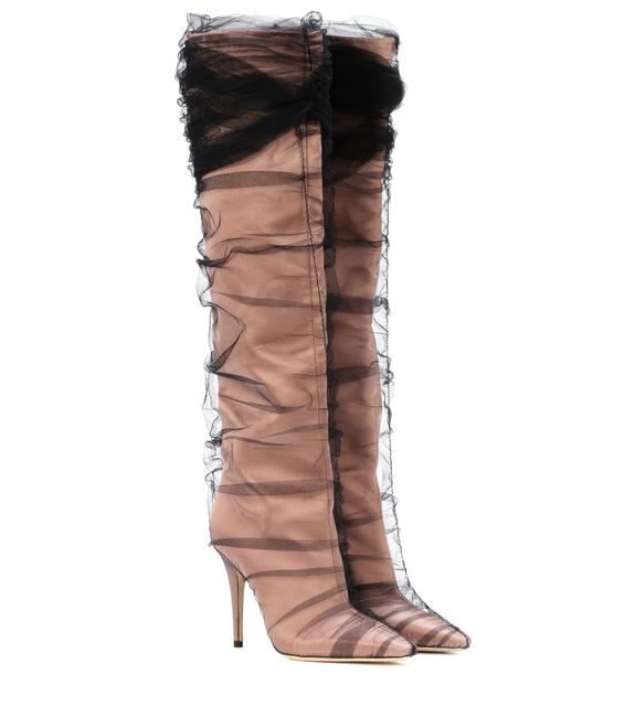 JIMMY CHOO C/O OFF WHITE ELISABETH BOOT