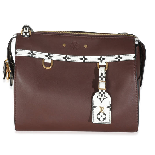Louis Vuitton Burgundy Calfskin Speedy Amazon MM