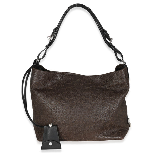 Louis Vuitton Olive Monogram Lambskin Antheia Hobo