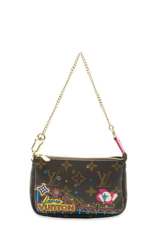 Louis Vuitton Monogram Canvas Christmas Animation Mini Pochette Accessoires