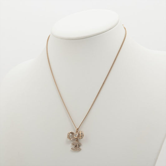 Chanel Coco Mark Ribbon Necklace B 16V