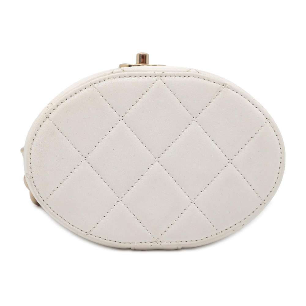 Chanel Vanity Chain Shoulder Bag Lambskin