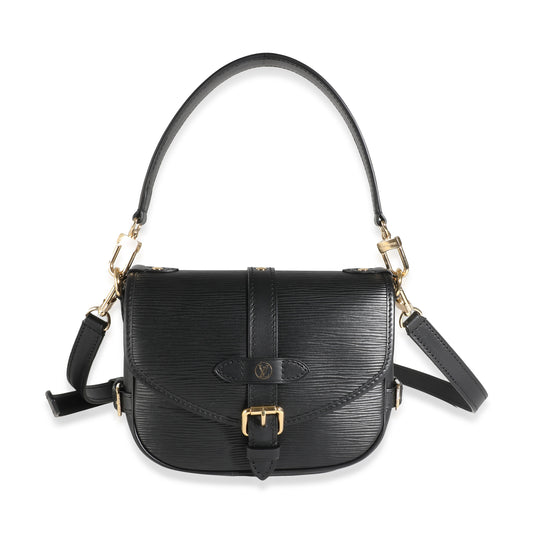 Louis Vuitton Black Epi Saumur BB