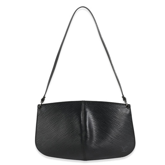 Louis Vuitton Black Epi Demi Lune