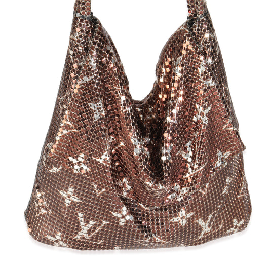 Louis Vuitton Bronze Monogram Mesh Metal Frances