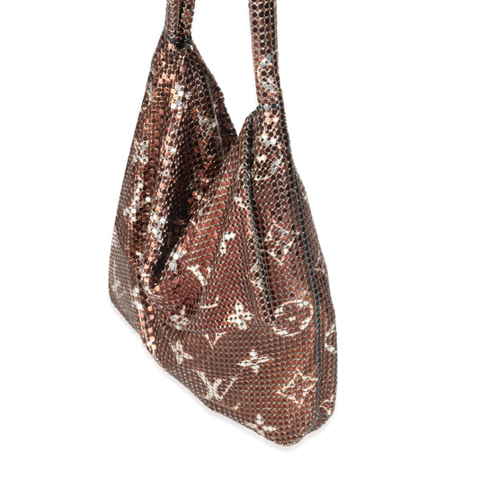 Louis Vuitton Bronze Monogram Mesh Metal Frances