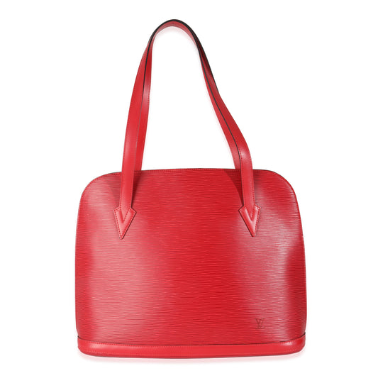 Louis Vuitton Castillan Red Epi Lussac