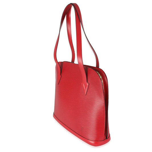Louis Vuitton Castillan Red Epi Lussac