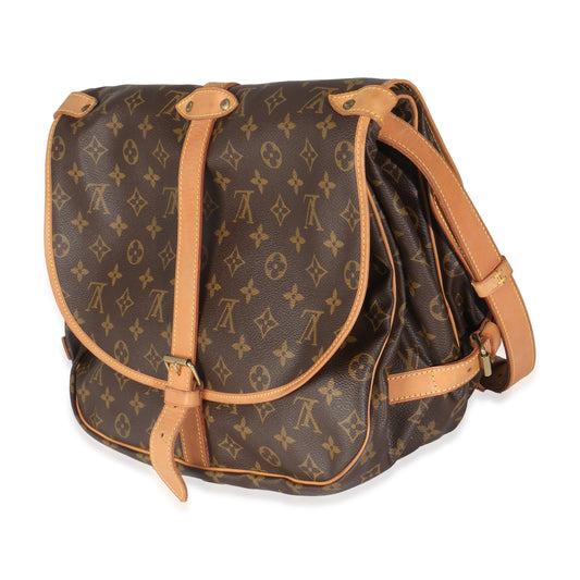 Louis Vuitton Monogram Canvas Saumur 35