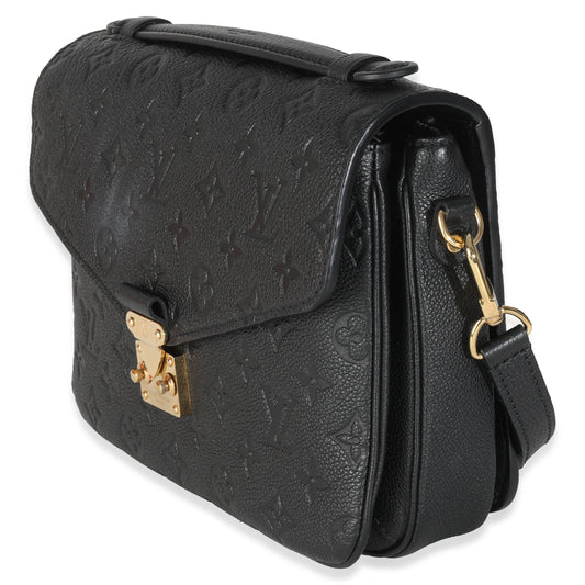 Louis Vuitton Black Monogram Empreinte Pochette Metis